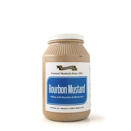 PLOCHMANS Plochman's Bourbon Mustard 1 gal. Jug, PK2 7008088091
